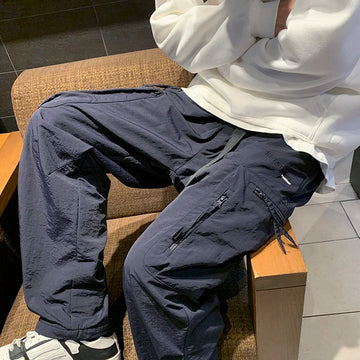 Aidase Y2K Pants Men Fashion Spring New Brand Outdoor Pants Large Pockets Japanese Style Male Casual Harajuku Trousers